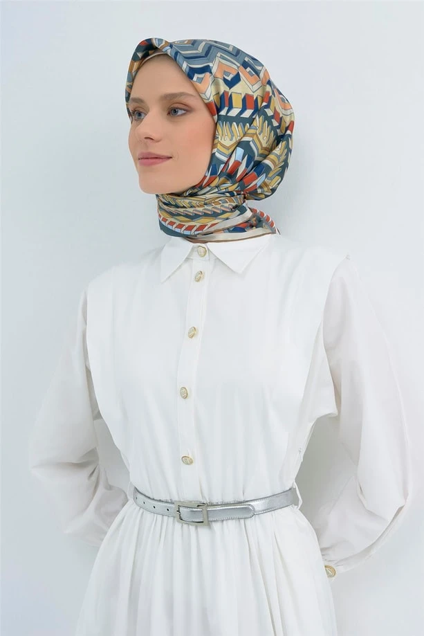 81 Armine Twill İpek Eşarp 9542D