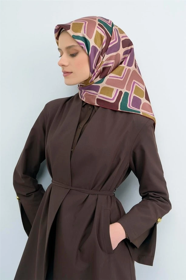 83 Armine Twill İpek Eşarp 9504D