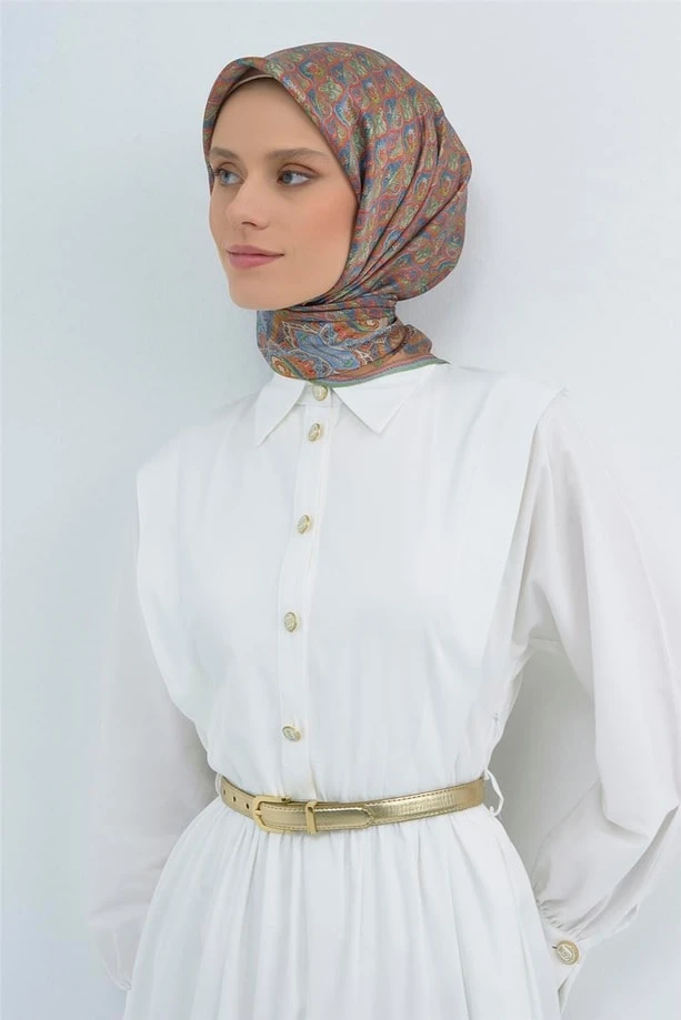 83 Armine Twill İpek Eşarp 9518D