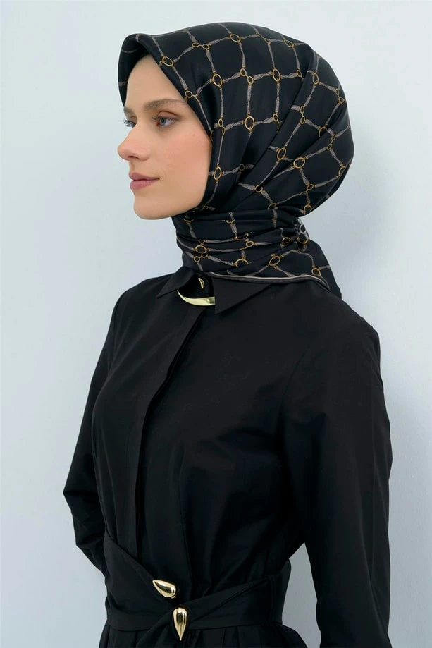 84 Armine Twill İpek Eşarp 9538D