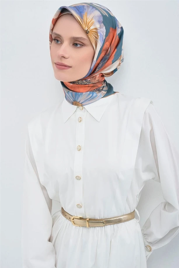 85 Armine Twill İpek Eşarp 9503D