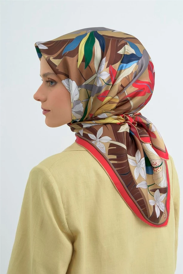 86 Armine Sura İpek Eşarp 9500D