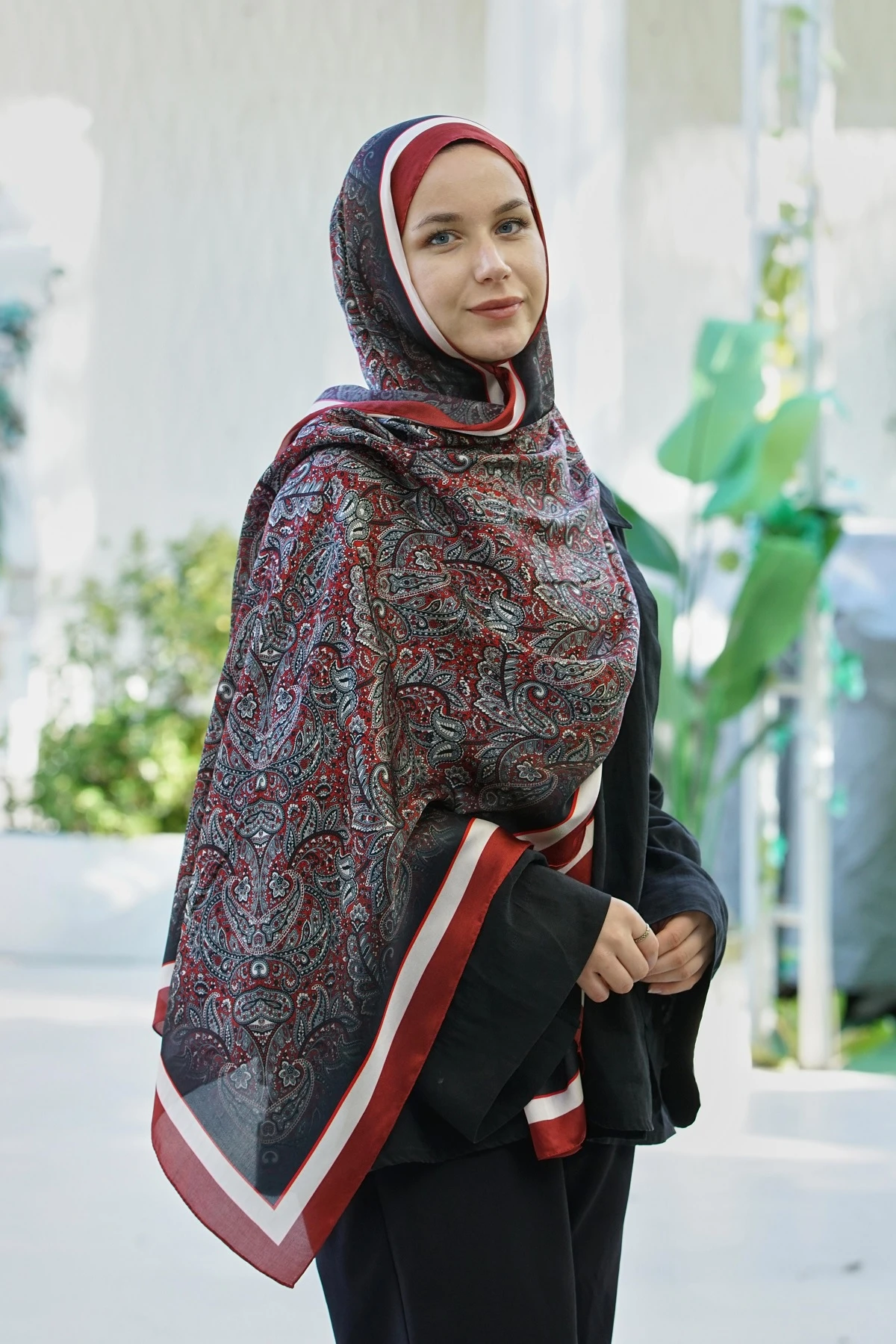 BORDO Loryan Scarf Zerre Degrade Etnik Şal