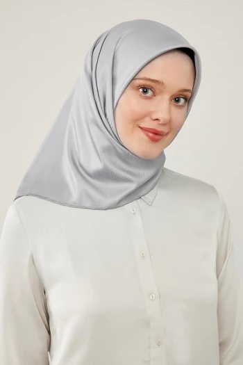 GRİ Levidor Trend Düz Eşarp