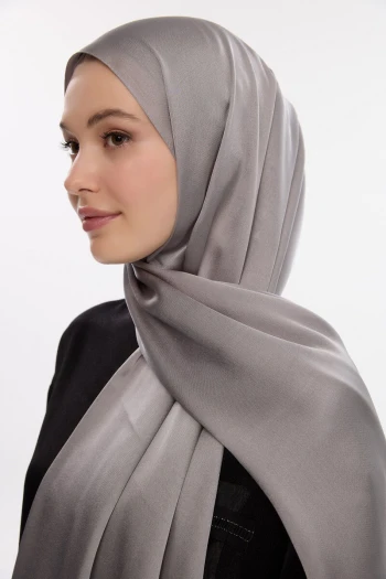 GRİ Loryan Scarf Perla Abiye Şal