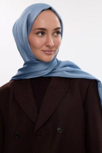 Gümüş Gri Loryan Scarf Perla Abiye Şal