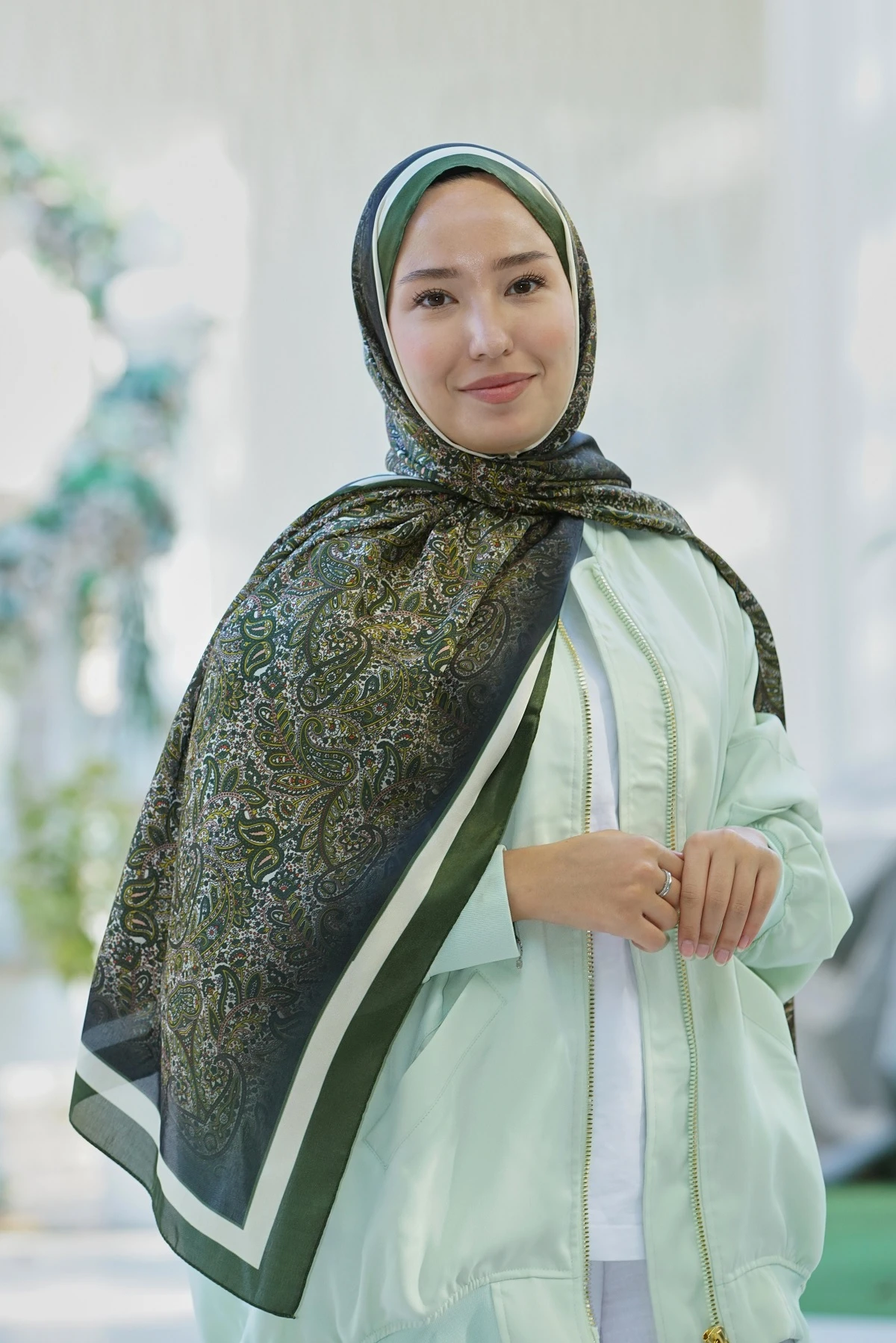 HAKİ Loryan Scarf Zerre Degrade Etnik Şal