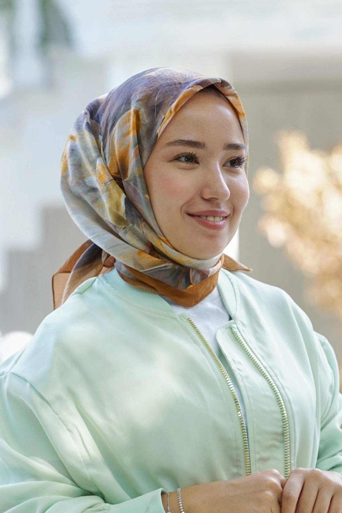 Hardal Loryan Scarf Diamond Elisa Eşarp