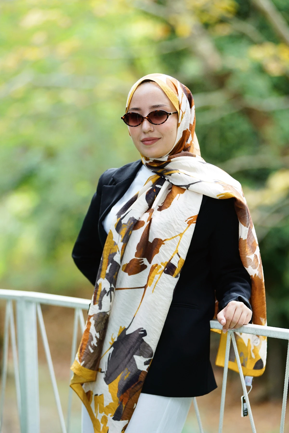 Kahve Loryan Scarf Diamond Aliza Şal