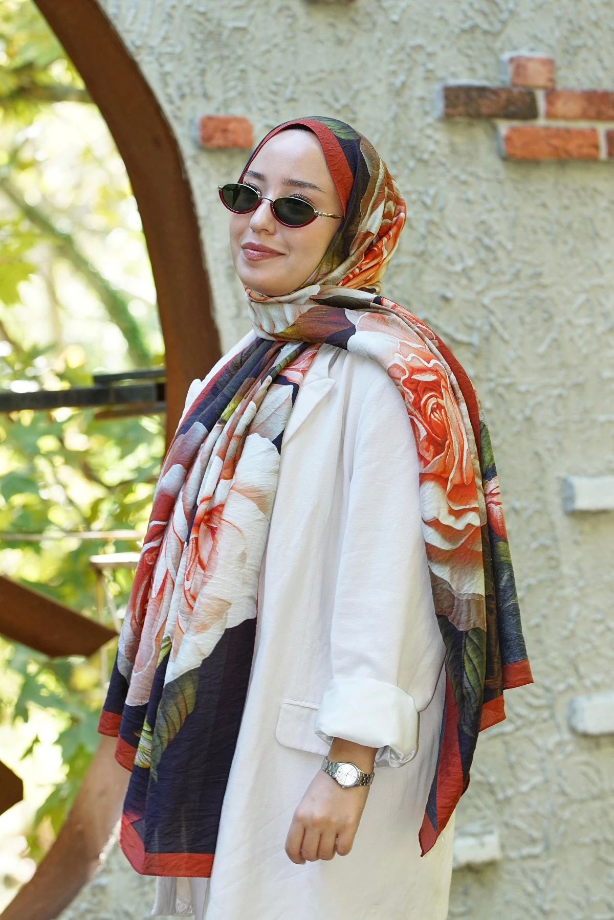 Kiremit Loryan Scarf Diamond Dina Şal
