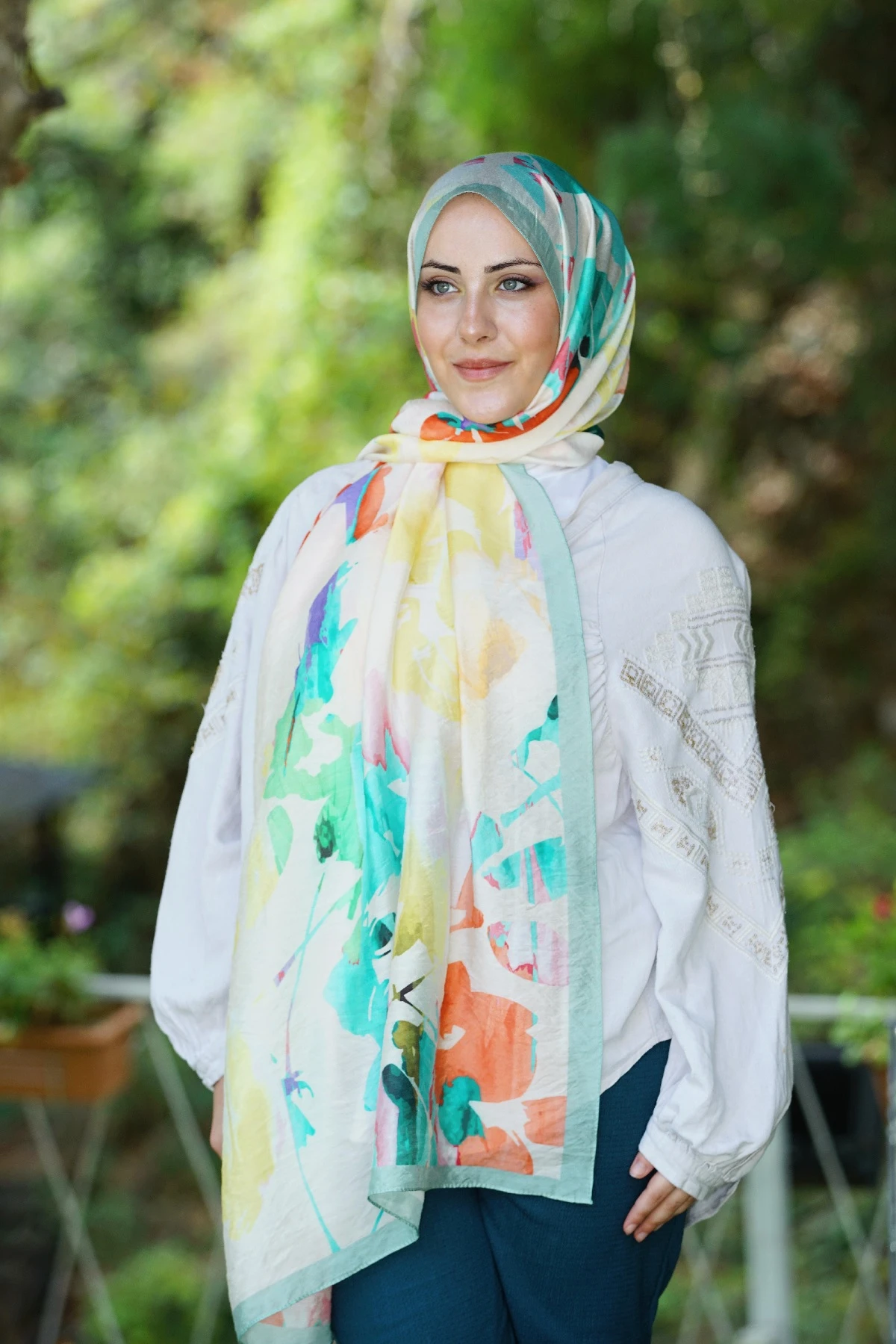 Mint Loryan Scarf Diamond Aliza Şal