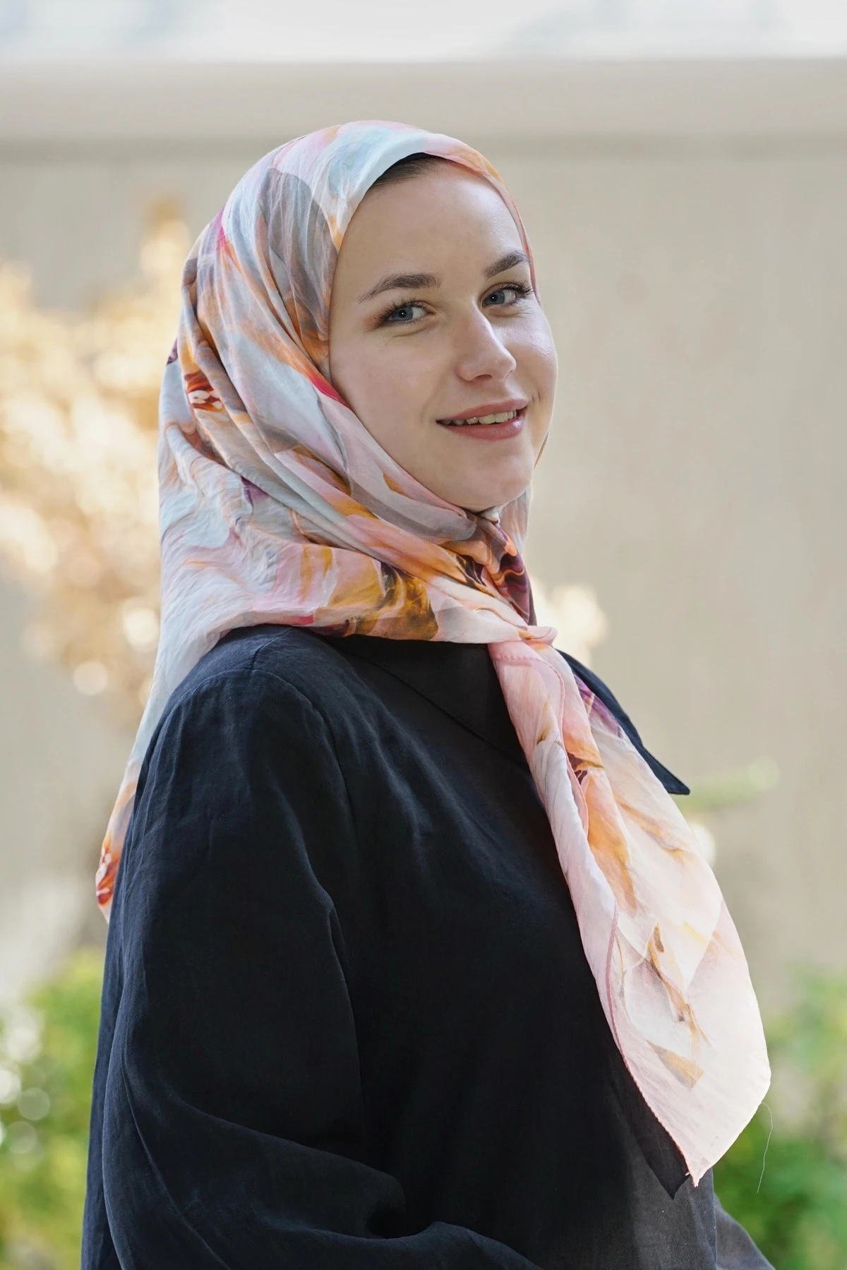 Pembe Loryan Scarf Diamond Elisa Eşarp