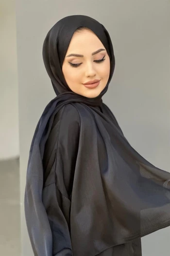 SİYAH Loryan Scarf Perla Abiye Şal