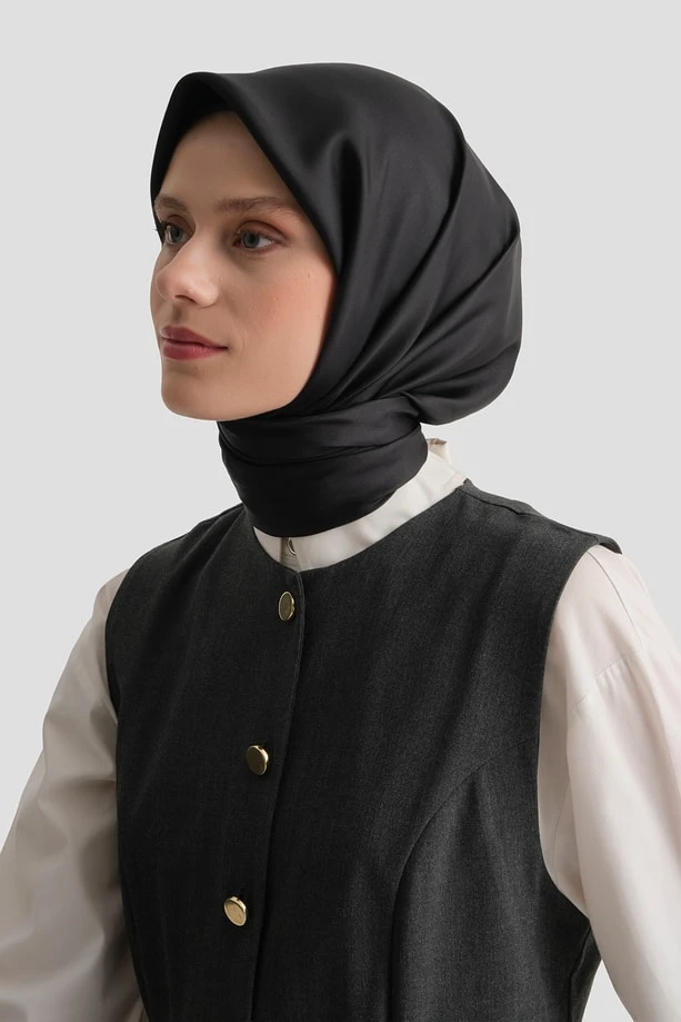 01 Armine Twill Düz Boyalı Eşarp