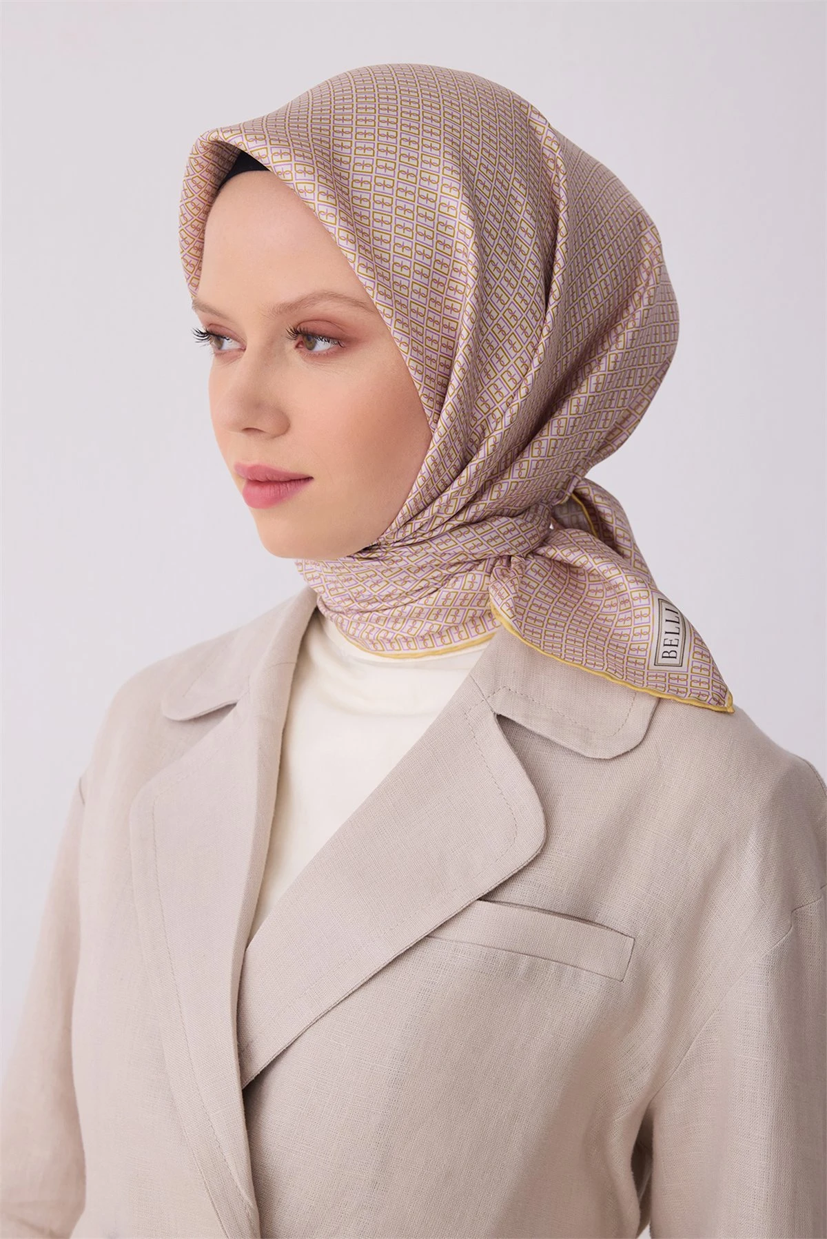 04 Belli Twill İpek Eşarp 4321D