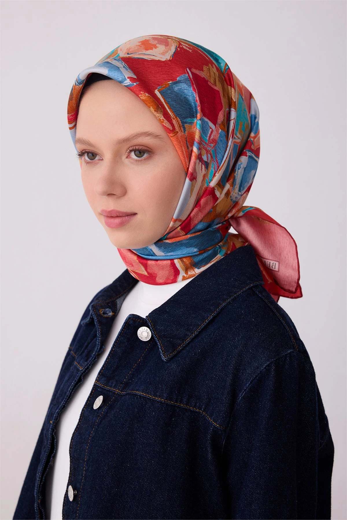 05 Belli Twill İpek Eşarp 4310D