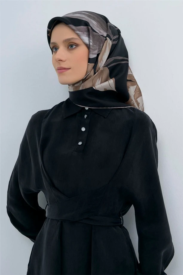 06 Armine Twill İpek Eşarp 9506D