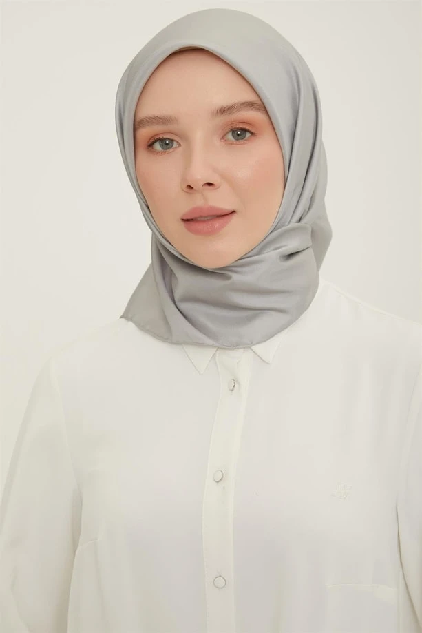 11 Armine Twill Düz Boyalı Eşarp