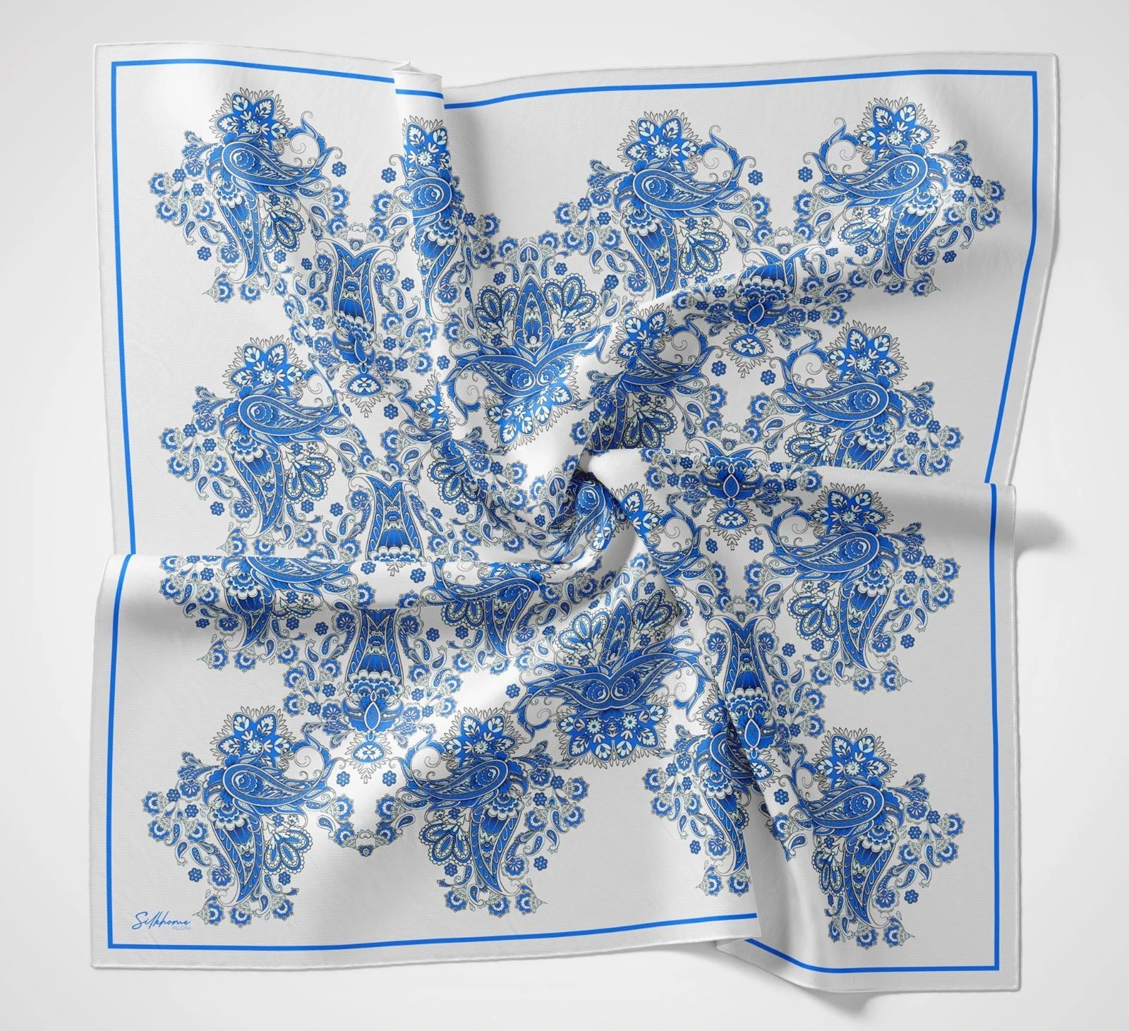 11 Silk Home Etnik Kenar Bordürlü Velora Eşarp