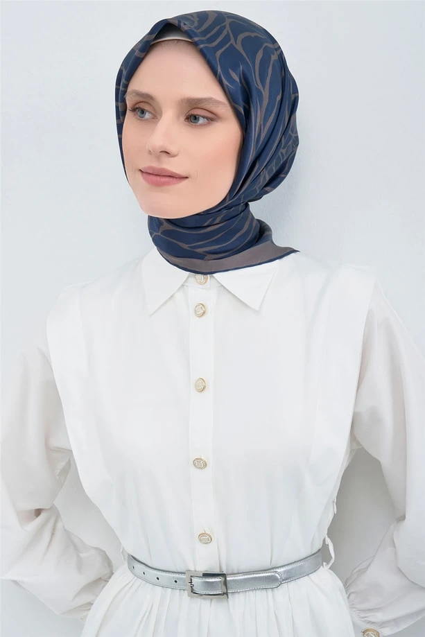 12 Armine Twill İpek Eşarp 9511D