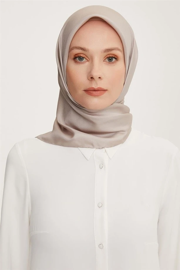 161 Armine Twill Düz Boyalı Eşarp