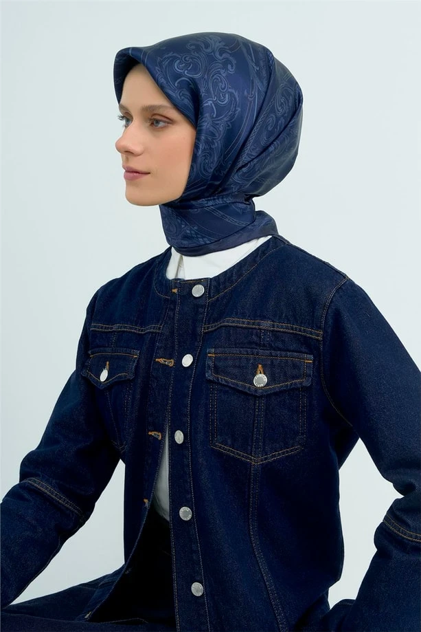 21 Armine Twill İpek Eşarp 9537D