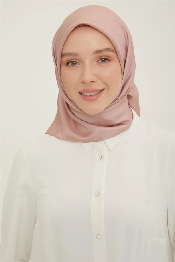28 Armine Twill Düz Boyalı Eşarp