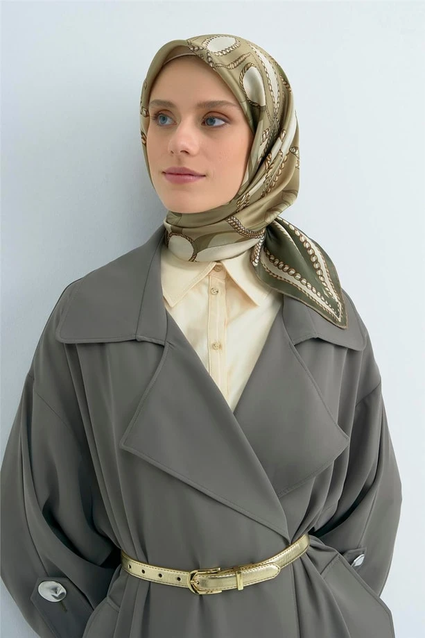 34 Armine Twill İpek Eşarp 9531D