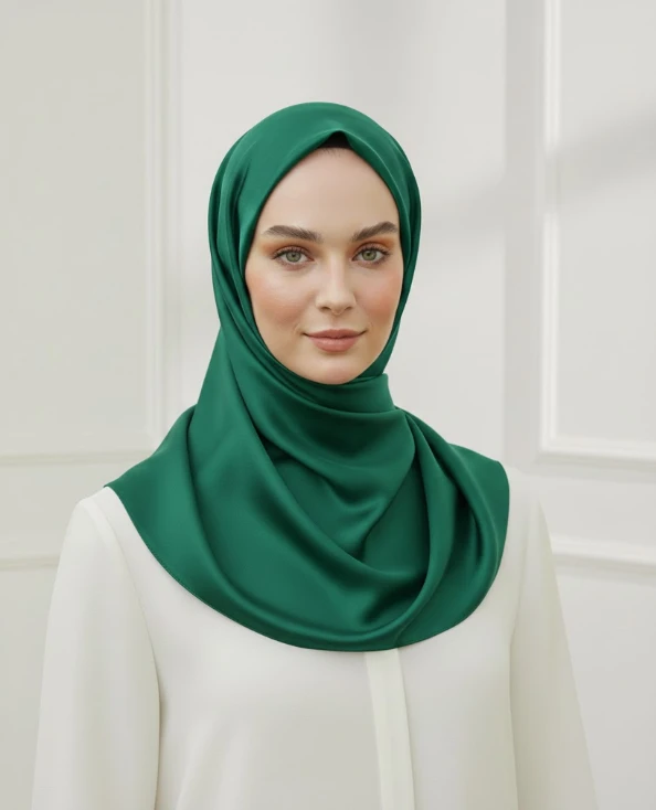 393 Armine Twill Düz Boyalı Eşarp