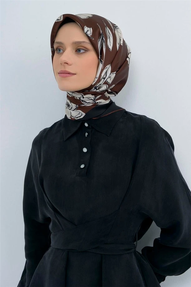 40 Armine Twill İpek Eşarp 9536D
