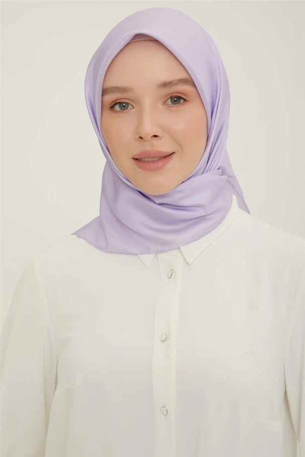 43 Armine Twill Düz Boyalı Eşarp