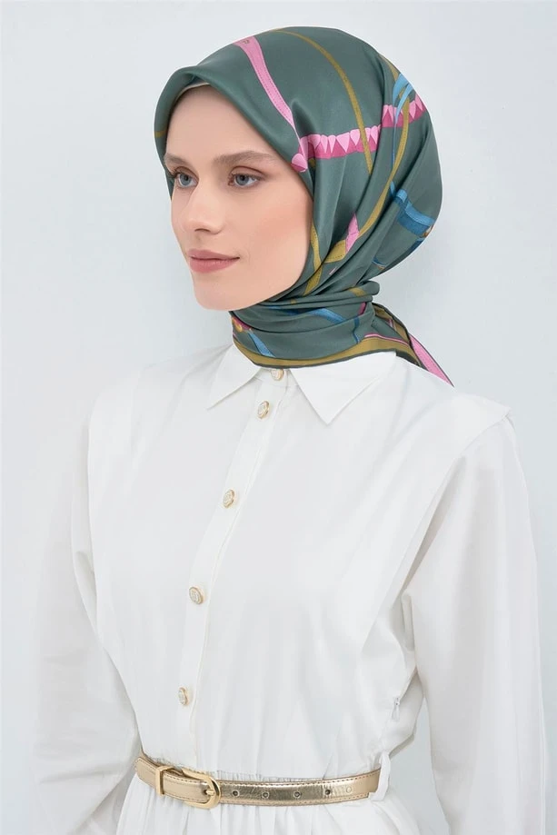 50 Armine Twill İpek Eşarp 9517D