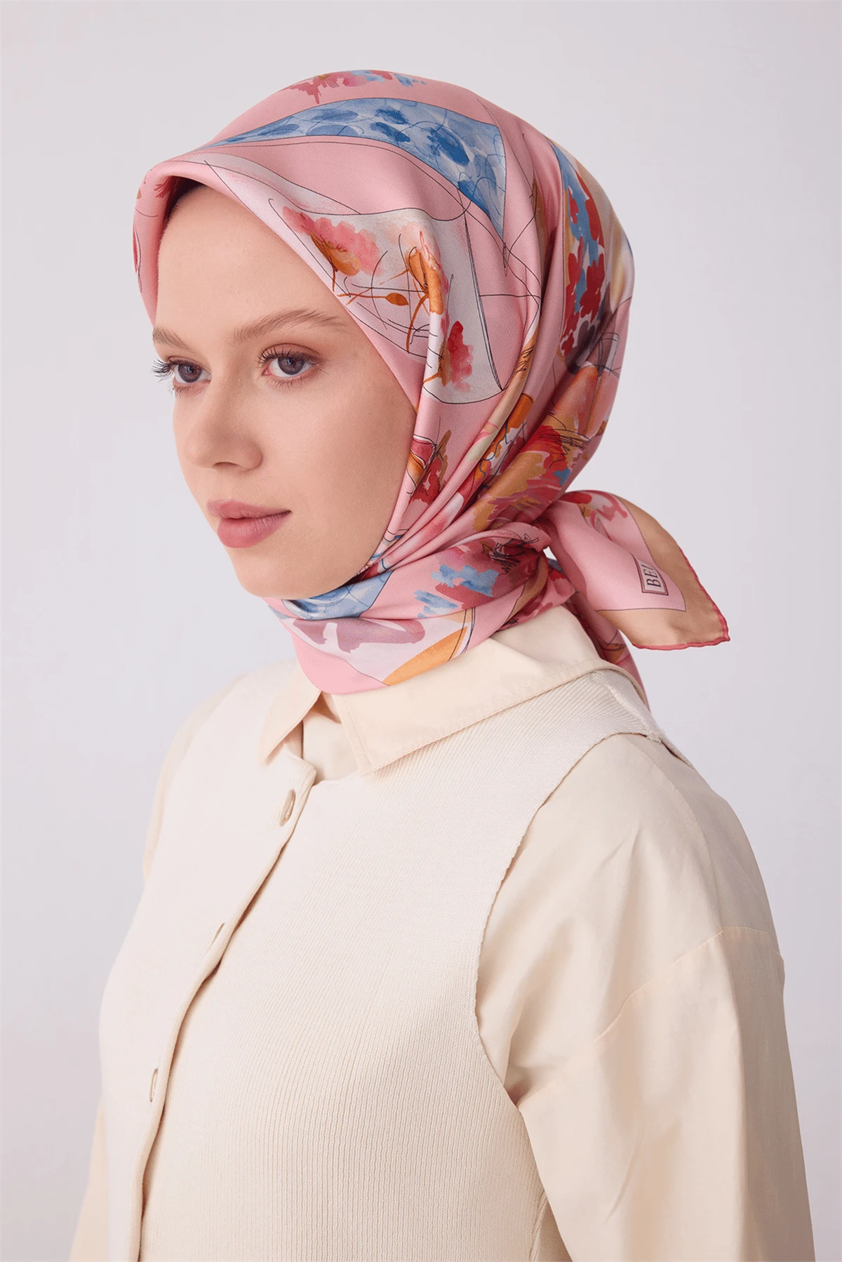 01 Belli Twill İpek Eşarp 4316D