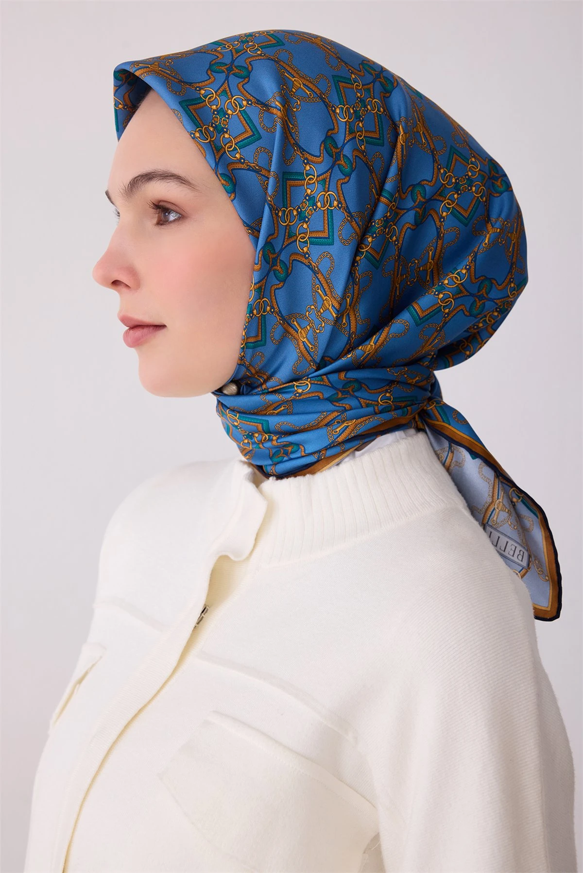 04 Belli Twill İpek Eşarp 4328D