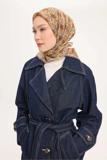 13 Silk Home Tencel Bahar Desen Monare Eşarp