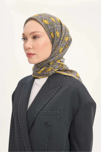 16 Silk Home Tencel Bahar Desen Monare Eşarp