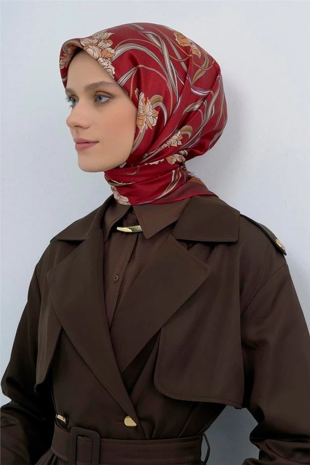 53 Armine Twill İpek Eşarp 9512D