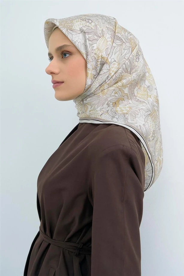 54 Armine Twill İpek Eşarp 9508D