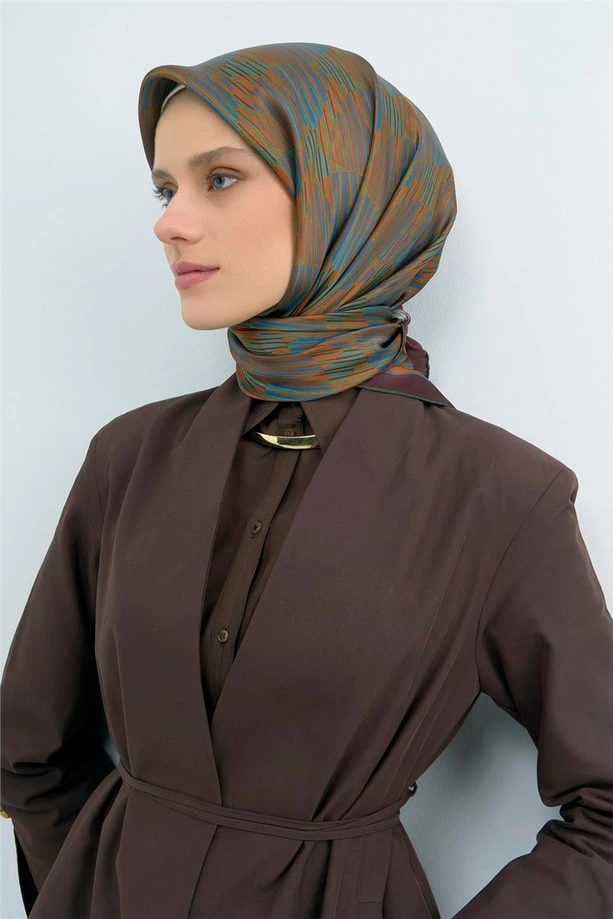54 Armine Twill İpek Eşarp 9533D