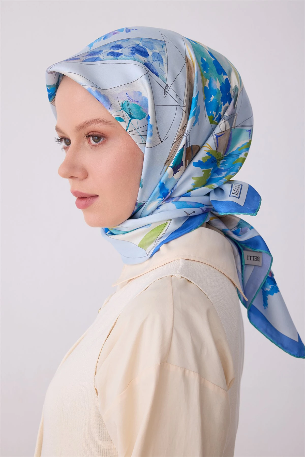 80 Belli Twill İpek Eşarp 4316D