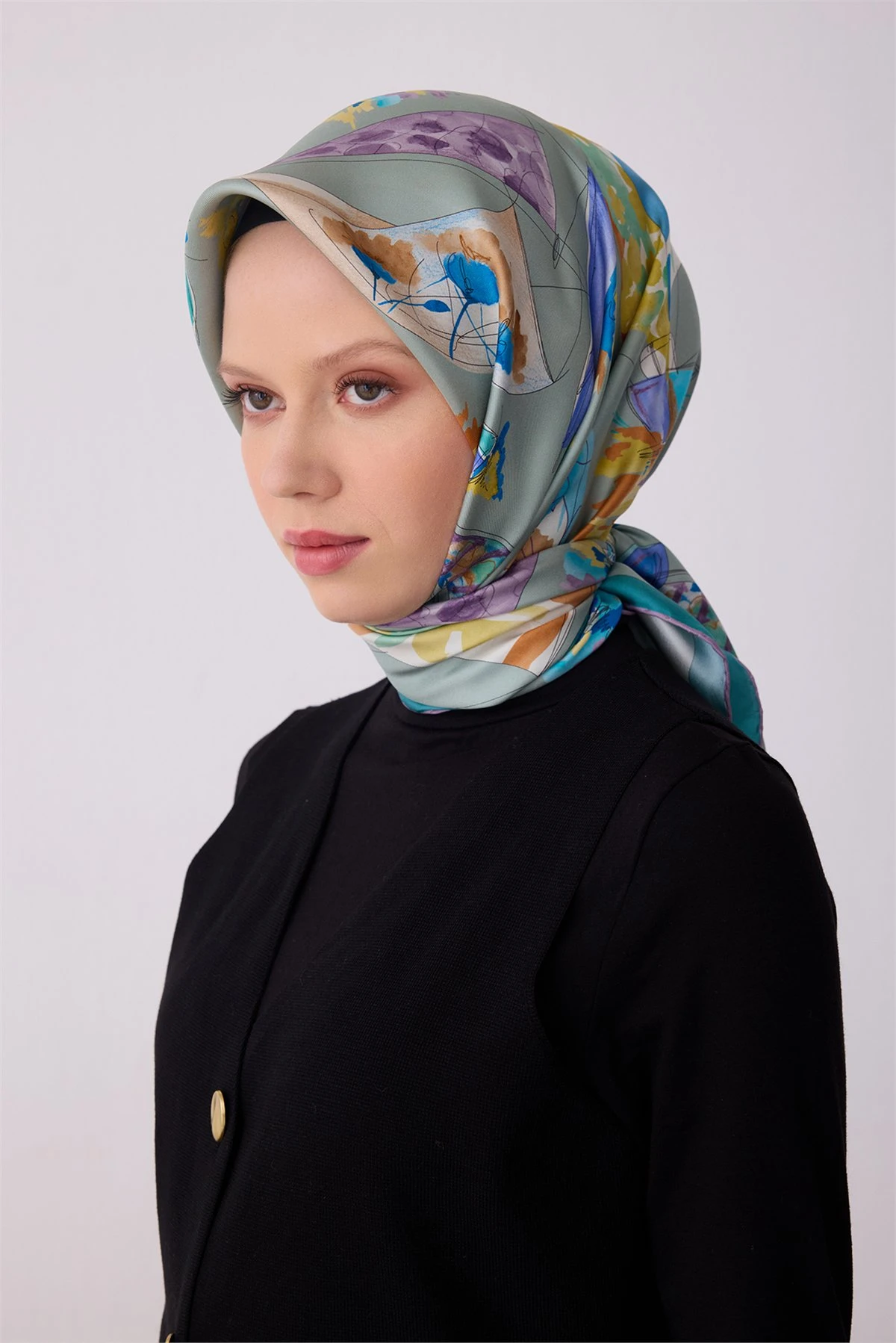 82 Belli Twill İpek Eşarp 4316D