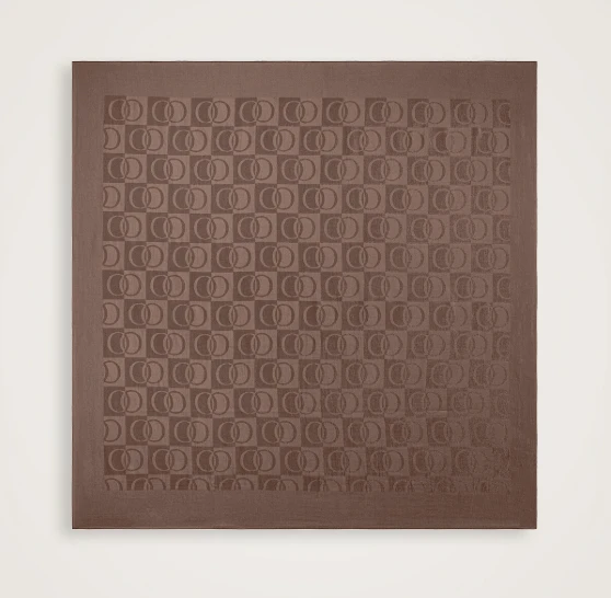 Açık Kahve İmannoor Dama Desen Naia Eşarp 252-1018