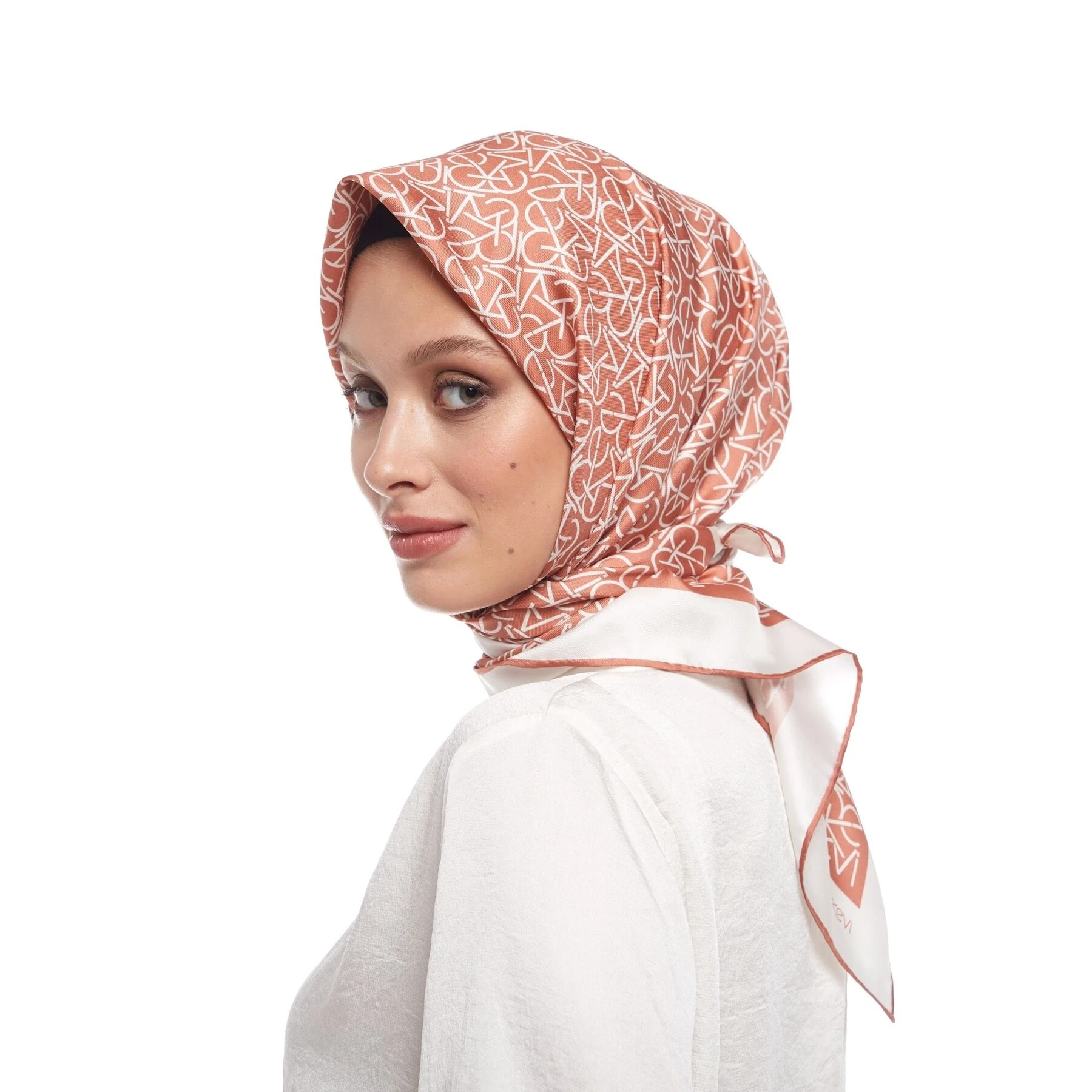 Terracotta İpekevi İpek Eşarp 1119