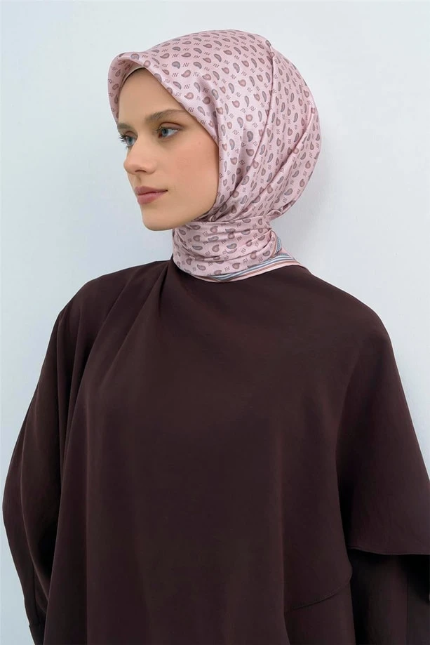 04 Armine Twill İpek Eşarp 9548D
