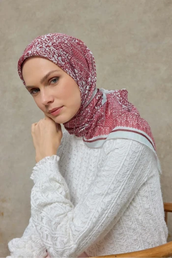 04 Silk Home Tencel Madalyon Desen Monare Eşarp