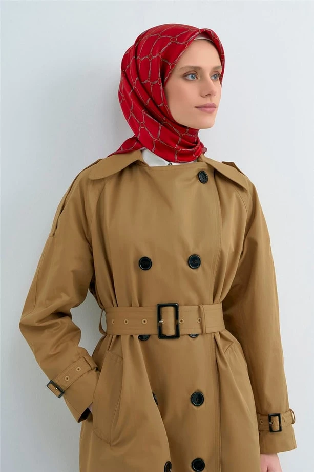 05 Armine Twill İpek Eşarp 9538D