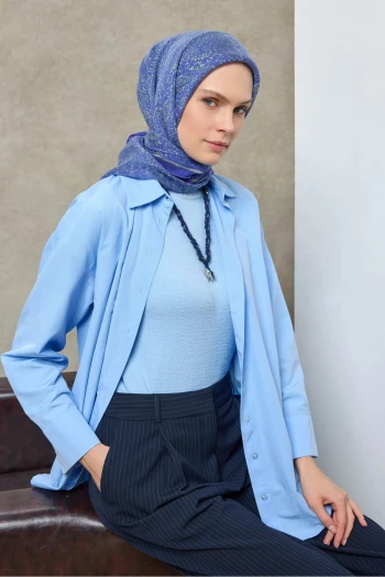 11 Silk Home Tencel Madalyon Desen Monare Eşarp