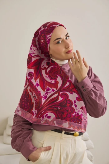 22 Silk Home Twill İpek Eşarp 11504