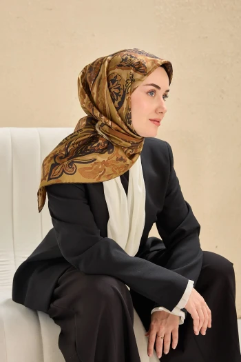 25 Silk Home Twill İpek Eşarp 11512