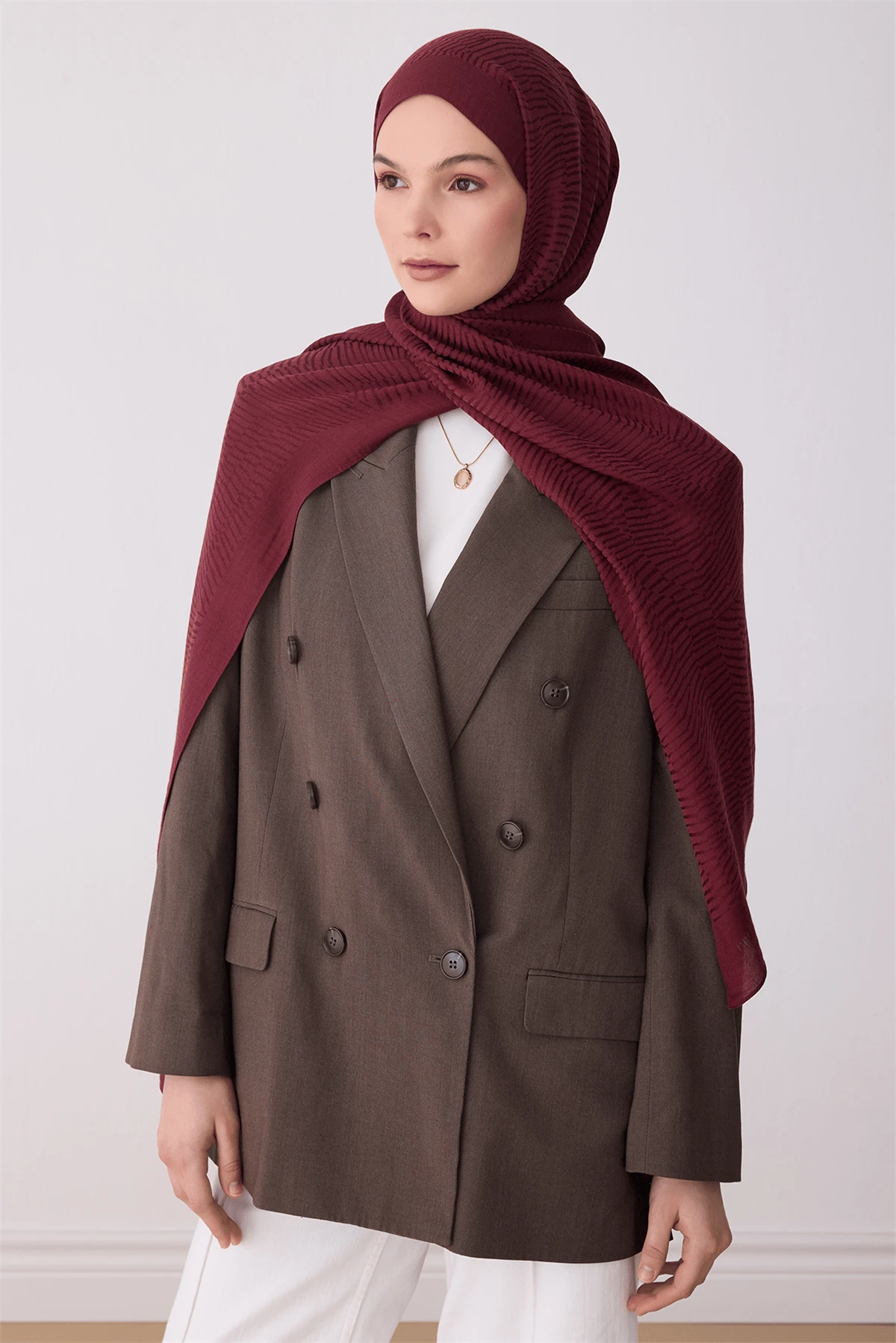 32 Belli Fresh Ivory Şal 2